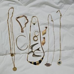 Gold Tone Jewelry Bundle